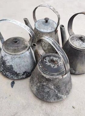 壶农村水壶老货旧旧老老摆件铝铝收藏壶烧水壶怀旧老物件民俗杂项