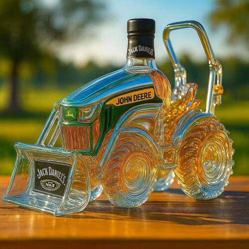 跨境新品 John Deere Tractor Whisky Bottle 有趣的威士忌酒