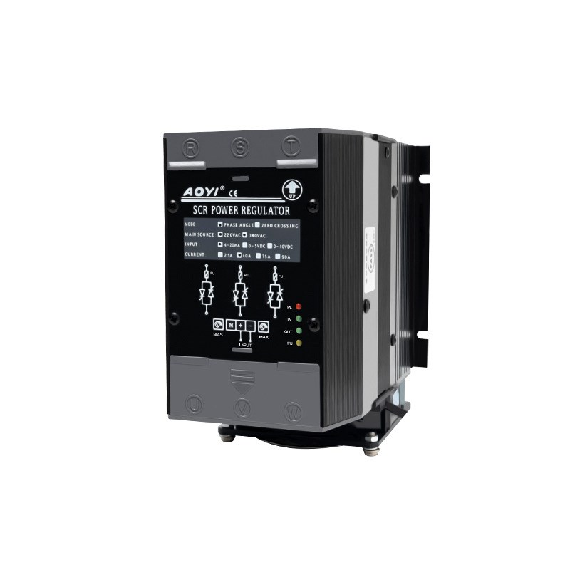 AOYI奥仪 单相电力调整器AYSCR-LA-DX-T调压模块可控硅功率调功器