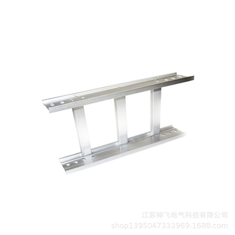 铝型材铝合金电缆桥架热镀锌防火喷塑梯式槽式大跨距桥架200*100
