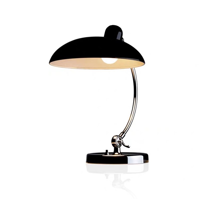 现代简约台灯丹麦复古灯经典卧室创意黑白办公酒店床头台灯