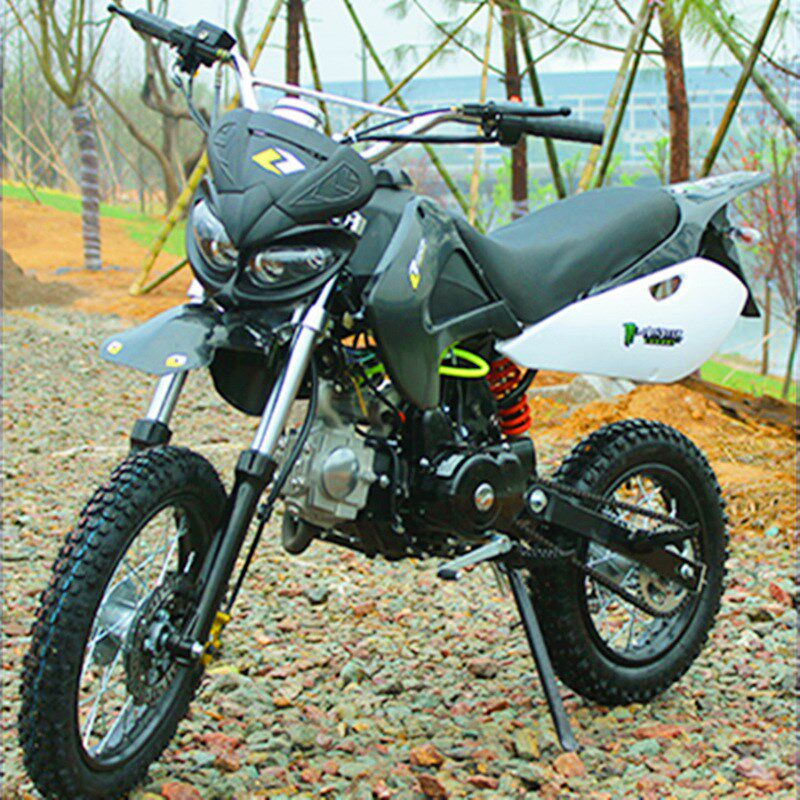 125CC越野摩托车 大鬼脸成人竞技两轮越野车 场地山地赛摩托车