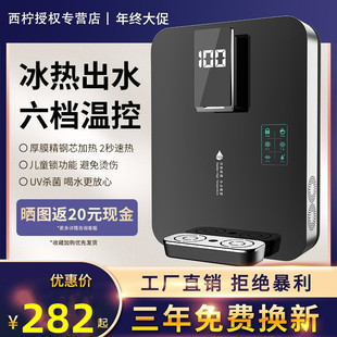 饮水机冰热直饮管线机B台式 西柠壁挂式 家用迷你厨房即热速热净水