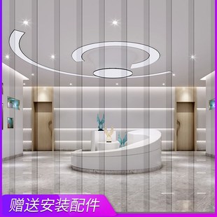 塑料透明PVC软门帘家用空调保温B保暖隔热超市防风隔断防尘皮帘子