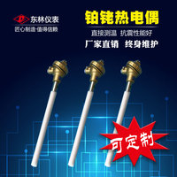 S型耐高溫熱電偶/鉑銠熱電偶/WRxP-130型/0-1600度/剛玉鉑銠偶測