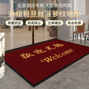 家用进门地毯出入平安门垫加厚玄关地垫防滑吸水入户门垫室内除尘