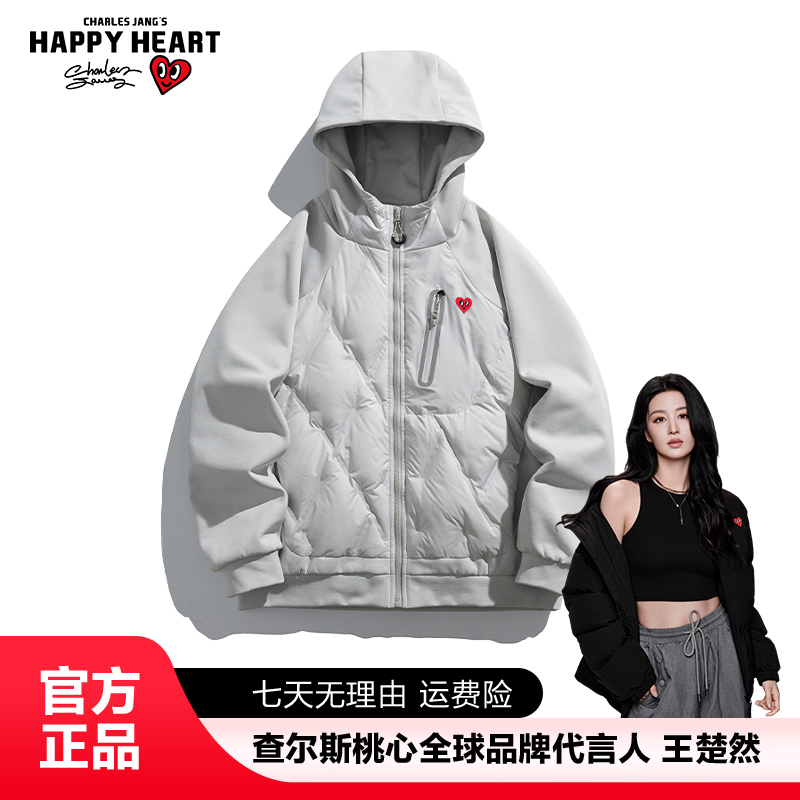 查尔斯桃心2025冬季新款羽绒服