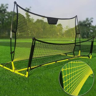 回弹挡板足球训练器材单足球反弹反弹 守员反弹网门训练网双面网