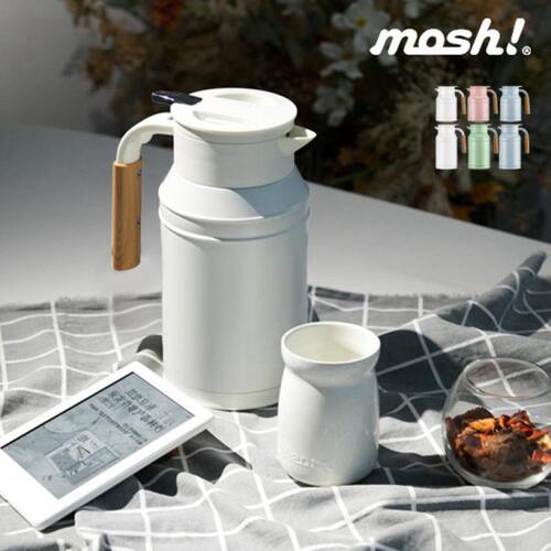 保温壶家用大容量水办公欧式桌面mosh1L保温瓶日本暖茶壶不锈钢