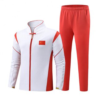 队球领服体操奖服出场田径比赛服广播外套门体操工间操中国国运动