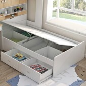 多功能双层床交错式 上下床成年高底床带书桌二层床省空间1.8米床