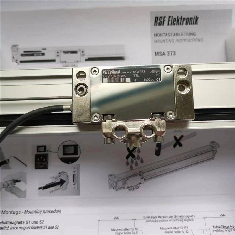 RSF MSA 374.65 420 折弯机光栅尺 5V 5U RS422信号 浙江上海销售