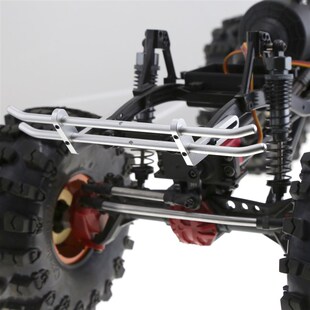 1/10仿真攀爬车TRX4 SCX10 90046 90047金属前后杠防撞保险杠