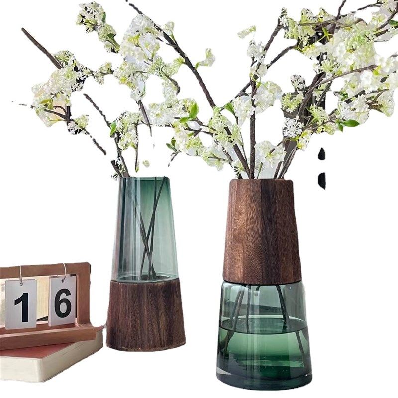 花瓶玻璃透明高款插花 专用干枝鲜枝雪柳瓶,特色手工艺,其他特色工艺品,淘宝优惠券,粉丝福利购,淘宝优惠卷