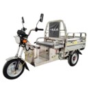 可上牌不锈钢电动三轮车拉货货车三蹦子老年代步三轮电动车家用