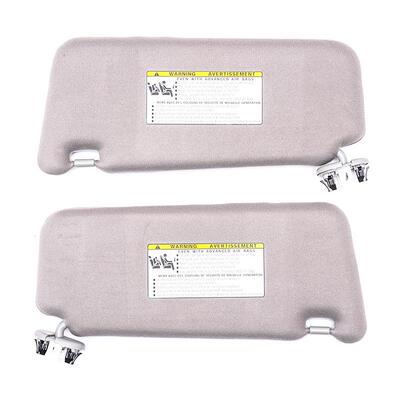 凯美瑞07-11有线汽车遮阳板米灰色左架带灯74320-06800-B0