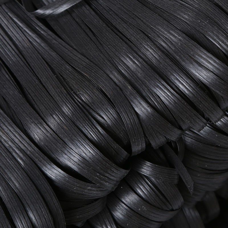 建筑棚架扎篾捆扎带竹架绳建筑工地搭竹架 黑色胶篾