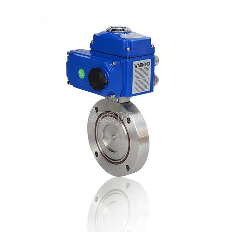 不锈钢304/316GIQ-400对夹高真空气动蝶阀DN50 65 80 100 125