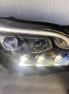 适用12-17年奔驰CLS350 W218高配几何光束LED大灯总成 前杠总成