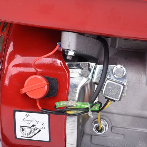 190F汽油动力15马力平键轴单动力头手动电动皮带轮启动汽油发动机