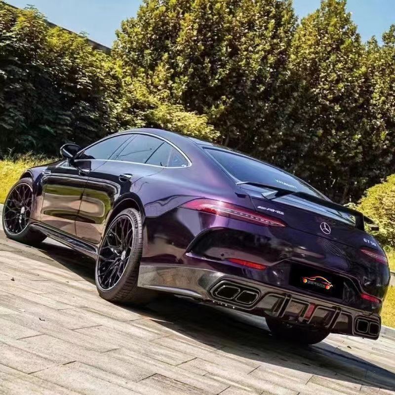 PET威尼斯紫汽车身改色膜亮面防刮蹭漆面保护膜摩托电动改装贴纸