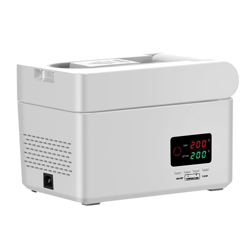 小型家庭榨油机工业级电机不锈钢全自动冷热榨油机RG108白色