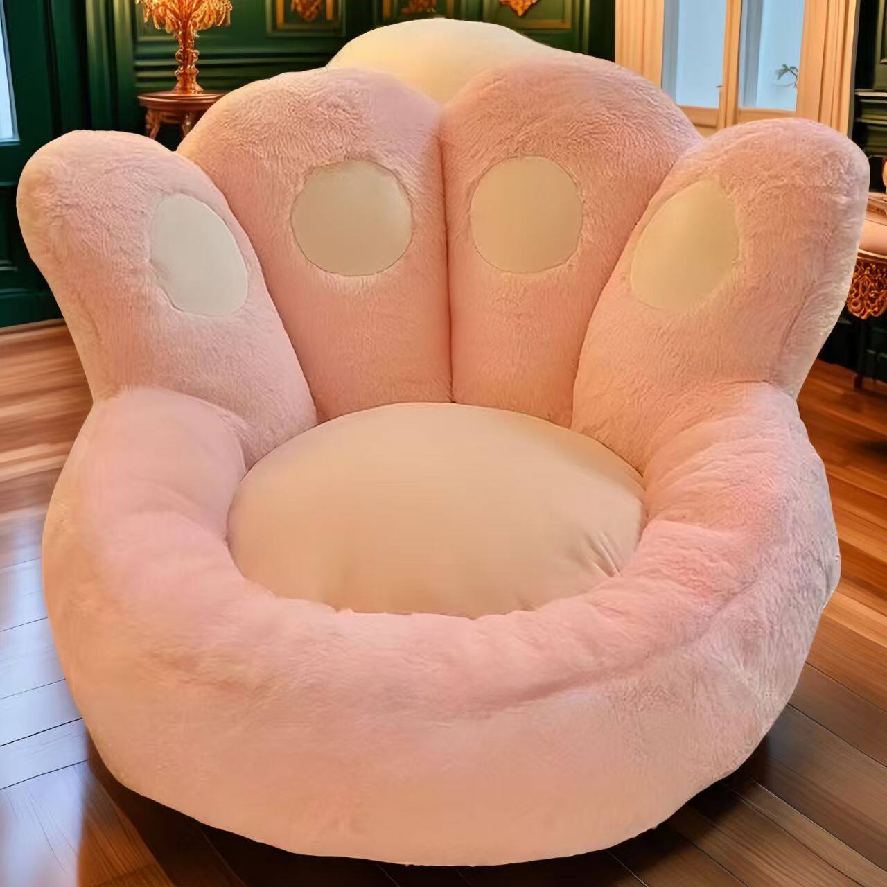 猫爪坐垫地上懒人沙发榻榻米