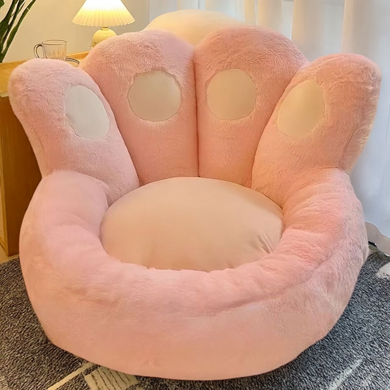 猫爪坐垫地上懒人沙发榻榻米