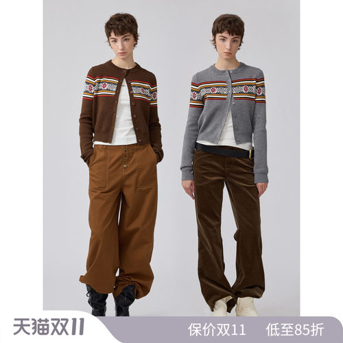 苏格兰费尔岛羊毛开衫