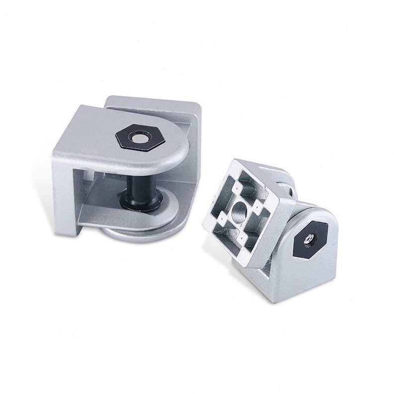 甄选铝型材实心活动铰链3030/4040/4545铝型材加强铰链任意角度连