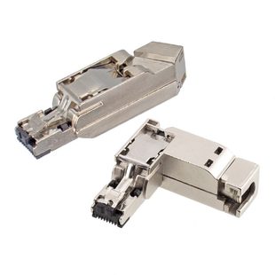 8芯以太网PROFINET 甄选工业RJ45连接器金属刺破水晶头4 EtherCAT