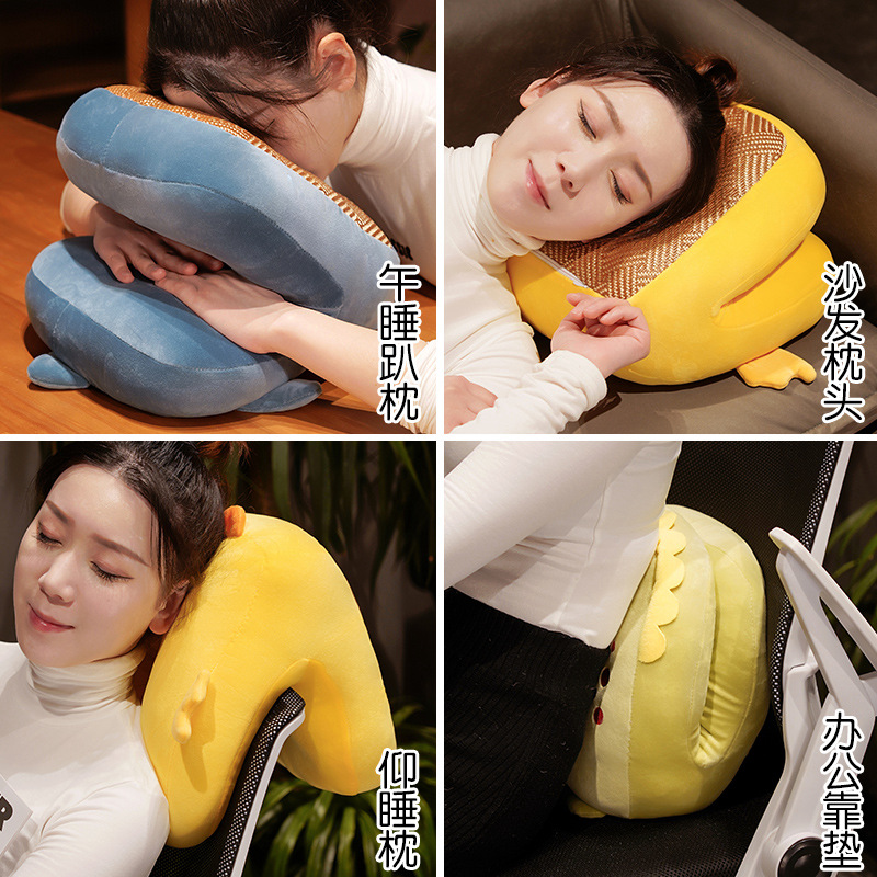 新款学生教室凉席午睡枕趴睡办公室午睡趴趴枕头女生睡觉抱枕