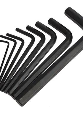 黑色/镀镍内六角扳手六角匙L型扳手M1.5/2/3/4/5/6/8/10/12/14/HH