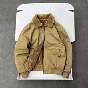 陆海丰潮男甄选男装美单空军飞行服男士两面穿加厚绒保暖夹克外套