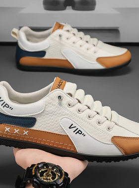 福建晋江帕拉鞋源头工厂2025新款男士驾车鞋百搭一脚蹬休闲运动鞋