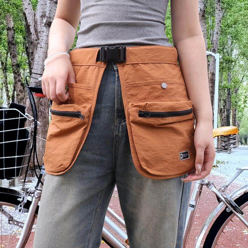 多口袋拉炼 炼 围裙腰包多功能小众旅游运动健身骑行轻薄腰包定制,家庭/个人清洁工具,围裙,淘宝优惠券,粉丝福利购,淘宝优惠卷