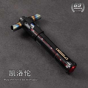 新款现货 89光剑 凯洛伦kylo十字光剑 高端收藏道具版全金属核心
