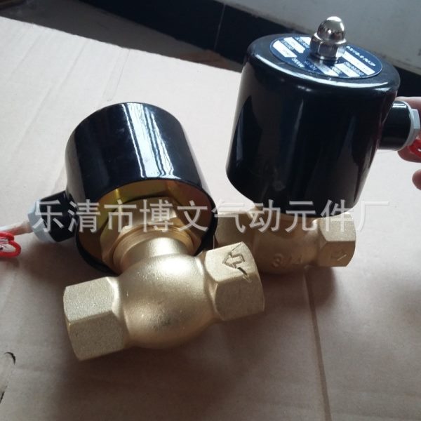 供应PT3/4常闭式二通温电磁阀 6分DN20管道蒸汽阀2L-20