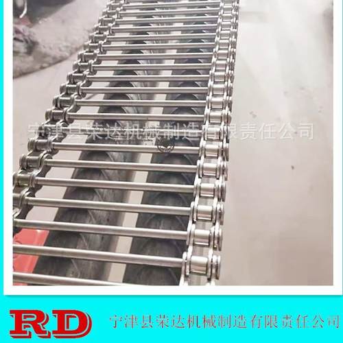 不锈钢链杆输送带输送食品豆腐乳玻璃瓶链杆输送机传送机