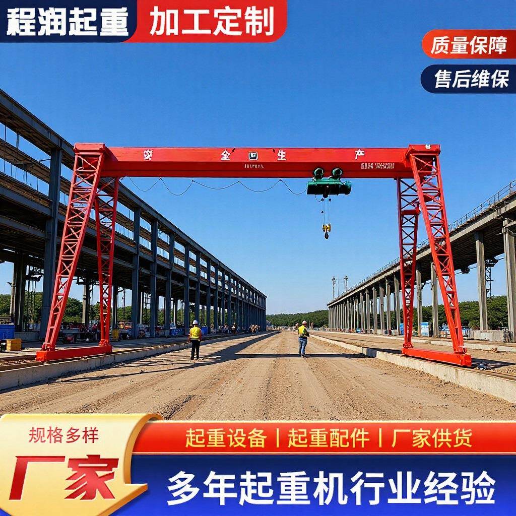 5吨龙门吊起重机室外大型门式起重机工业重型货物吊运10吨龙门吊