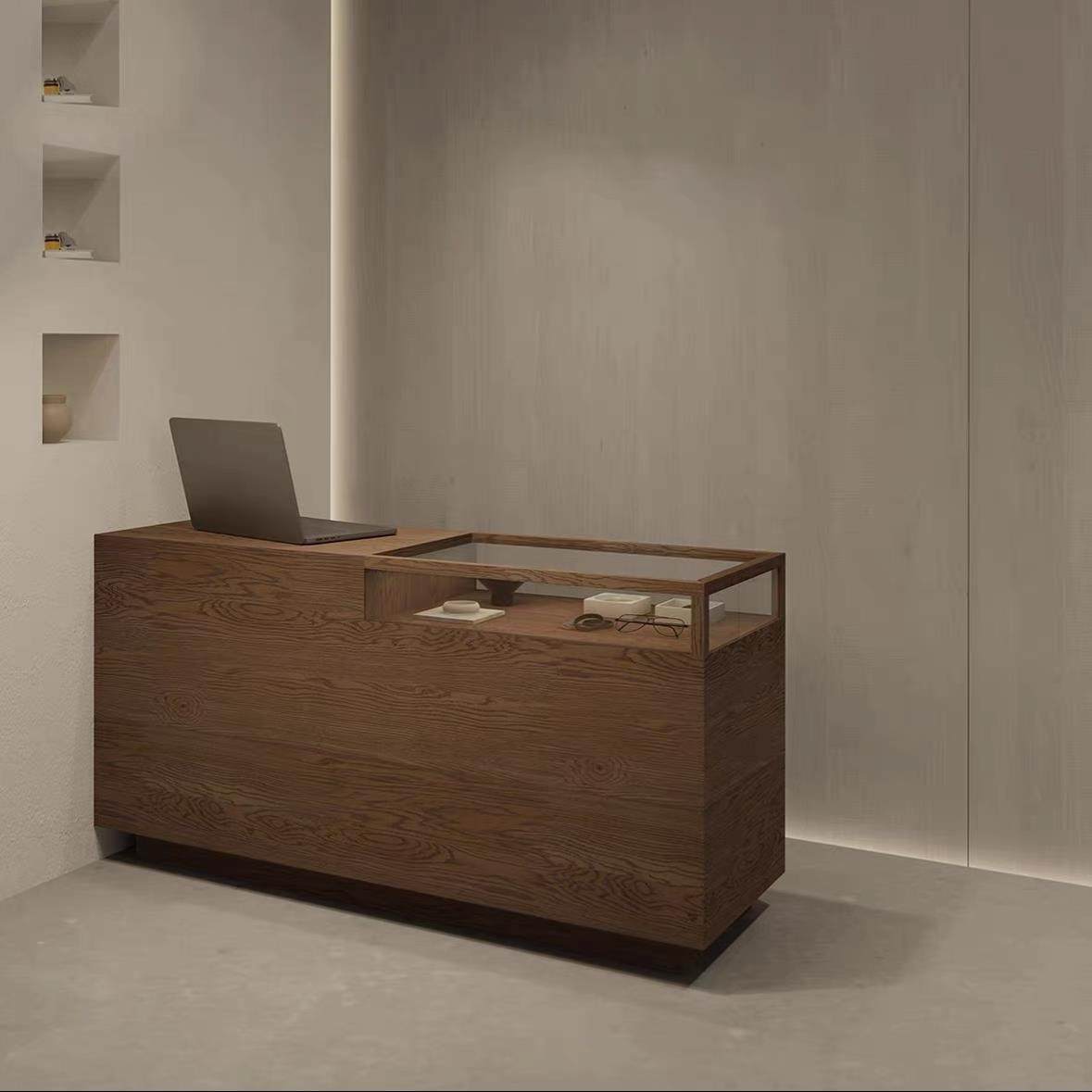 鸿昌家具定制收银台中岛柜吧台流水台展示柜斗柜收银台导台,商业/办公家具,中岛/流水台,淘宝优惠券,粉丝福利购,淘宝优惠卷