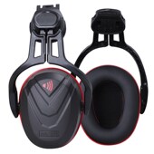 梅思安防噪音帽盔式 降噪耳罩 防护耳罩高中低频Type14工地安全帽式