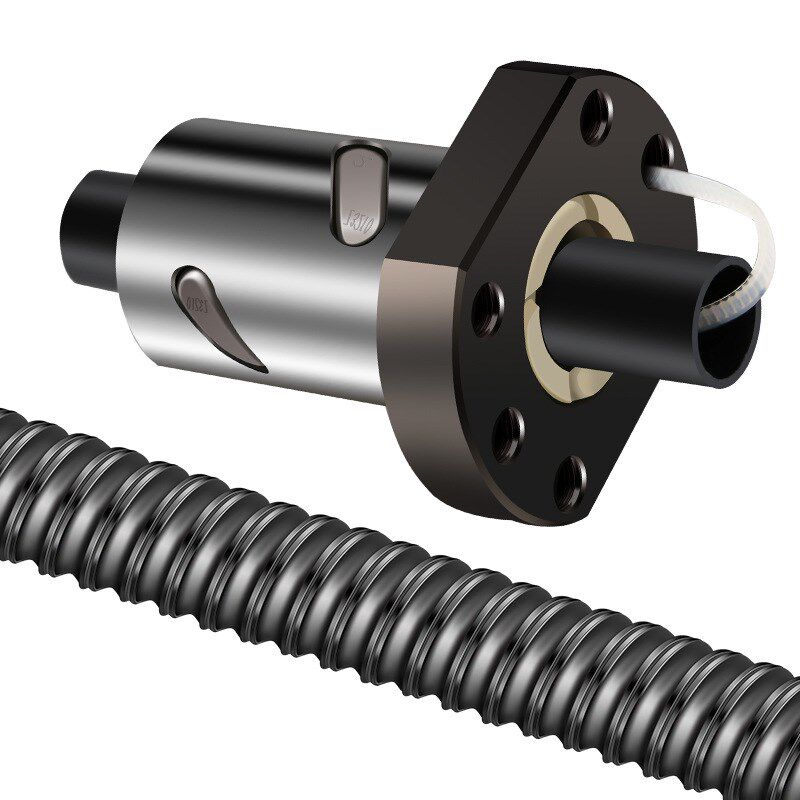 高精密滚珠丝杆套餐丝杠插管式研磨双螺母梯形大导程任意加工定制