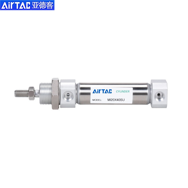 亚德客不锈钢迷你气缸MIC16/20/25//32/40X25X50X75X100X150S