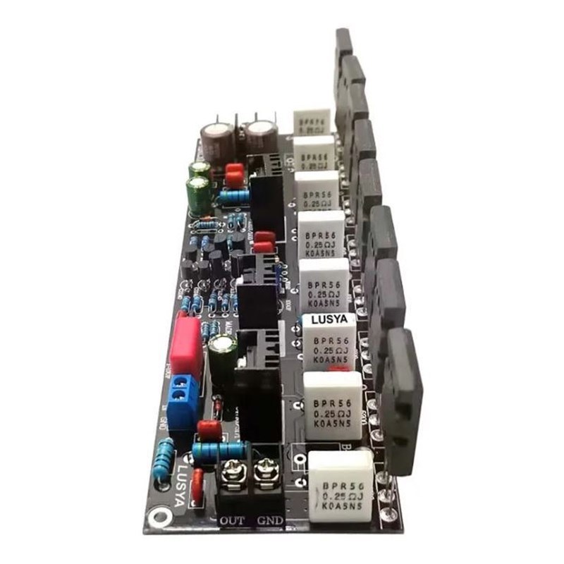 升级版单声道400W管5200+1943 20V-90V HIFI大功率音频放大器