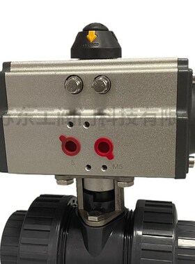 气动304不锈钢三片式丝口扣球阀DN15 Q611F-16PPVC气动球阀