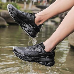 高端旋轉扣春夏款 男女 透氣超輕便登山戶外運動釣魚水陸兩棲溯溪鞋