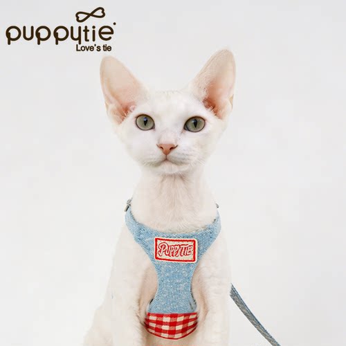 puppytie猫咪胸背带背心式