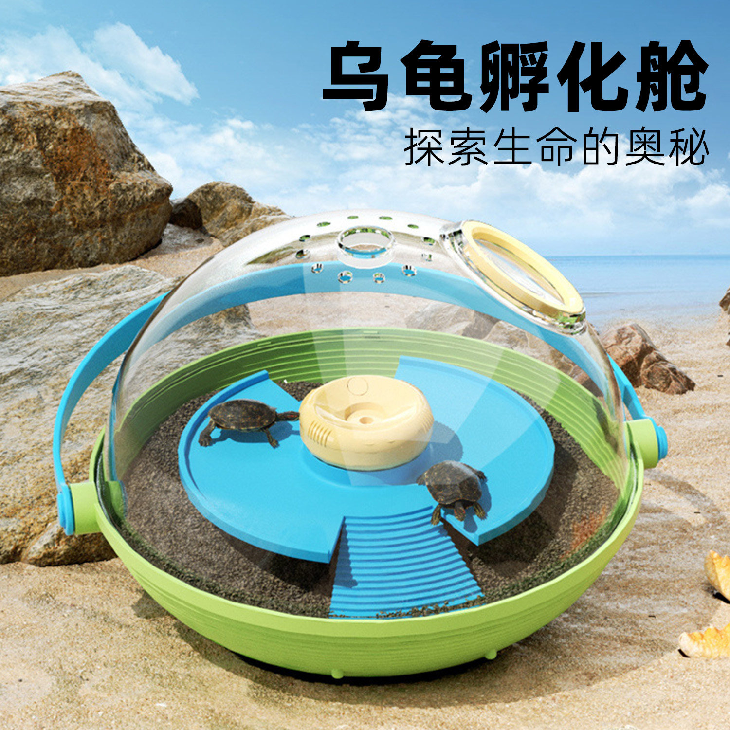 巴西乌龟孵化舱爬宠缸透明圆形养龟类饲养箱昆虫观察生命奥秘造景,宠物/宠物食品及用品,爬宠缸/箱,淘宝优惠券,粉丝福利购,淘宝优惠卷