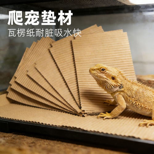 爬宠瓦楞纸垫底无尘吸水垫底纸板